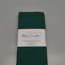 Blue Needles Set of 12 Hemstitch Linen Napkins 100% Cotton Forest Green Cloth Dinner Napkins 18x18 inches, Soft, Reusable, Absorbent, Washable, Ideal for Spring Summer Easter Parties & Everyday Use