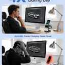 Aeinidi 2026 3 in 1 Wireless Charging Station Compatible with MagSafe Charger Stand, 15W Fast Magnetic Mag-Safe Charger for iPhone 17 16 15 14 13 12 Series Apple iWatch AirPods Pro 4 3 2, Black