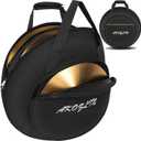 AKOZLIN 22" Cymbal Gig Bag with Carry Handle,5mm thick Padded cotton for perfect protection, Great for Dust-proof and waterproof Storage
