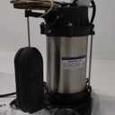 1/3 HP Sump Pump Submersible, 4000 GPH Automatic Sump Pump with Vertical Float Switch for Basement, Stainless Steel Submersible Water Pump, NPT 1-1/2" Discharge