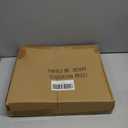 Vintage White Vanity Makeup Mirror, Antique Arch Table Mirror with Carved Resin Frame, Small Standing Mirror for Bedroom, Living Room, Tabletop (13.2" x 12.8")