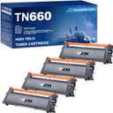 Ankink Compatible Toner Cartridge Replacement for Brother TN660 TN630 (Black,4 Pack) TN-660 630 to Use with MFC-L2700DW L2720DW L2740DW HL-L2300D L2320D L2360DW L2380DW DCP-L2540DW Printer