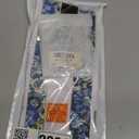 Men's Cotton Floral Suspenders and Bow Tie Set for Groomsmen Wedding Parties (42 Inch, 31-blue)
