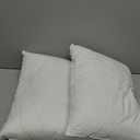 KeaBabies 2-Pack Toddler Pillows 2 Year Old to 5-13x18 Soft Organic Cotton Kids Pillow for Sleeping, Travel, School, Daycare, Nap, Toddler Bed, Machine Washable, Without Pillowcase (Soft White)