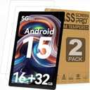 2 Pack Screen Protector for Evermyth Tablet 10 Inch, Tempered Glass Film Guard for Everyuth 10 inch KB1001/KB1004/KB1001L/KB1004L Tablets