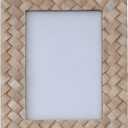 Woven Resin Photo Frame, Ivory