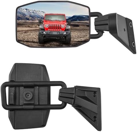 JOYTUTUS Wrangler Mirrors Doors Off Compatible with Wrangler JK TJ 1997-2018, Easy-Install Quick Release No Vibrate & Wobble Wrangler Doorless Side Mirrors for Safe Doors Off Driving (Not Fit JL) 1 Pc is Damaged JOYTUTUS Wrangler Mirrors Doors Off Compatible with Wrangler JK TJ 1997-2018, Easy-Install Quick Release No Vibrate & Wobble Wrangler Doorless Side Mirrors for Safe Doors Off Driving (Not Fit JL) 1 Pc is Damaged
