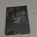 Airtag Passport Holder for Men and Women Travel, Real Leather Passport Wallet, Handmade Passport Cover Case with Airtag Slot, Travel Must Haves Essentials Accessories Birthday Gifts,(Crazy Horse,Black)