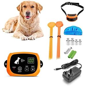 Amazon.com: Wireless Dog Fence & Electric Training Collar 2-in-1,Boundary Containment System for Stubborn Dog,with Shock/Tone Correction Waterproof Collar,Adjustable Range Up to 1640 Feet,Harmless,for All Dogs,fo : Pet Supplies