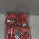 Upgraded 18V 6.0Ah Batteries Replacement for Milwaukee M-18 Battery 2Pack and 1 Charger Set(2-Port)