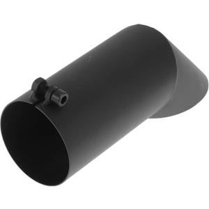 Motoforti 3" ID Inlet Turn Down Exhaust Tip T304 Stainless Steel Surface Blasting Mandrel Bend Elbow Tube 9.1" Overall Length Suitalbe for 3" OD Tailpipes