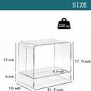 21" Acrylic Shower Bench with Storage Shelf - Waterproof Bath Stool for Spa & Shower, Heavy-Duty Seating (Holds 400lbs) - Ideal for Shaving Legs & Organizing Items