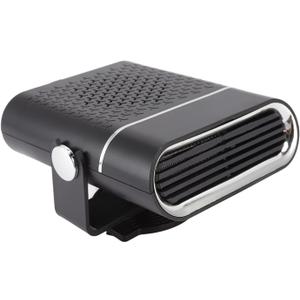 200W Portable Car Heater, 12V Dual Mode Heater and Cooler Fan, 360° Rotatable car heater Defroster Defogger, for Windshield and Interior Comfort