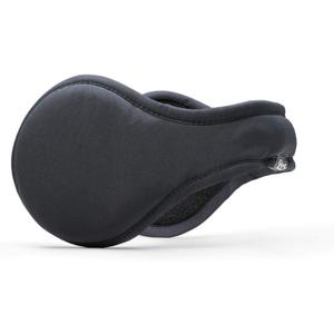 Men's Urban Ear Warmer, Behind-the-Head Winter Earmuffs (Black)