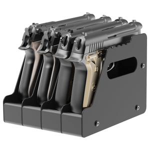 Ltnsimy Pistol Rack for Gun Safe, Can Hold Up to 8 Pistols Gun Cabinet Accessories, Foam-Protected Gun Storage Rack, for Revolver, Glock 17 19 26 27 43 Pistol Accessories