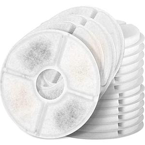 Cat Water Fountain Filters, Pack of 16 Replacement Filter Fit for 81oz/2.4LCat Pet Fountain, 3 Filtration System