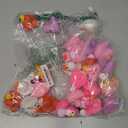 Anditoy 24 Pack Valentines Rubber Ducks Toys Bath Toys for Kids Toddlers Valentines Day Gifts School Class Classroom Prizes Party Favors