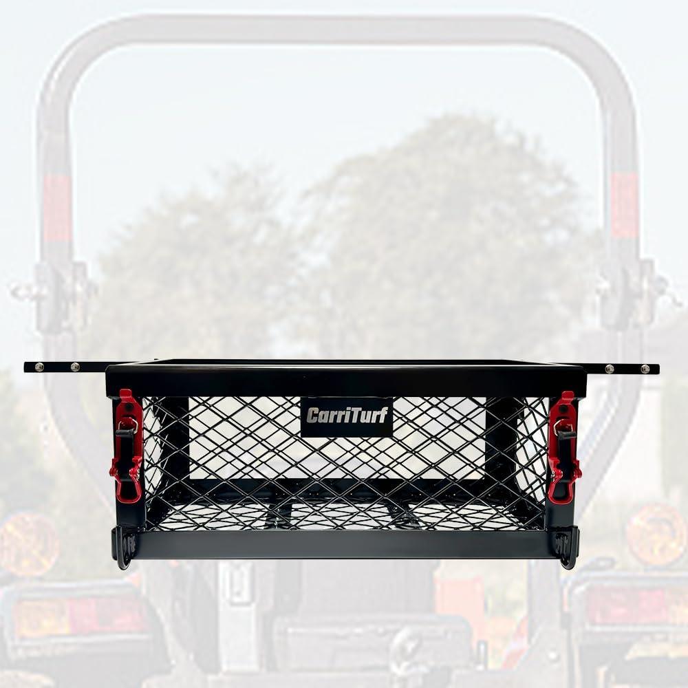 Heavy Duty Tractor Tool Box Universal-Fitting Tractor Tool Tray Accessories with 24x10x10in Tractor Basket Attachment - Fit for John Deere/Kubota Tractors