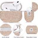 Case for Apple Airpods Pro 3 Case Cover 2025, VISOOM Bling Jewerly Airpods iPods Pro3 Cases Cute Glitter Diamond Airpod iPod Pro3 Cases Rhinestone AirPods iPods Pro 3rd Gen Cas with Keychain for Women