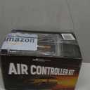 maXpeedingrods On Board Air Compressor System Universal Air Spring Compressor Kit with Gauge Air Line T Fittings for Trucks Vans (Black)