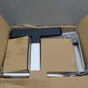 Rolling Table for Laptop Stand, Height and Angle Adjustable Over Bed Table with Wheels, Tilt-Top Laptop Desk for Couch with Cup Holder, Bed Table Tray for Eating (Rustic) (Rich)