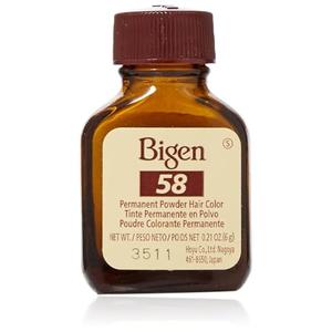 Bigen Hair Coor 58- Black Brown Noir Naturel, 0.21 oz