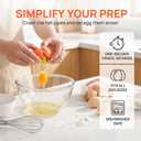 2026 Upgraded Stainless Steel Egg Topper Opener 2 Pack, Egg Cracker Tool for Soft Hard Boiled Eggs, Egg Shell Cutter Remover with Egg Separator,Not suitable for hard-boiled eggs (Orange)