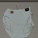 Wacoal Women's Understated Cotton Hi-Cut Brief Panty Pastel Blue L