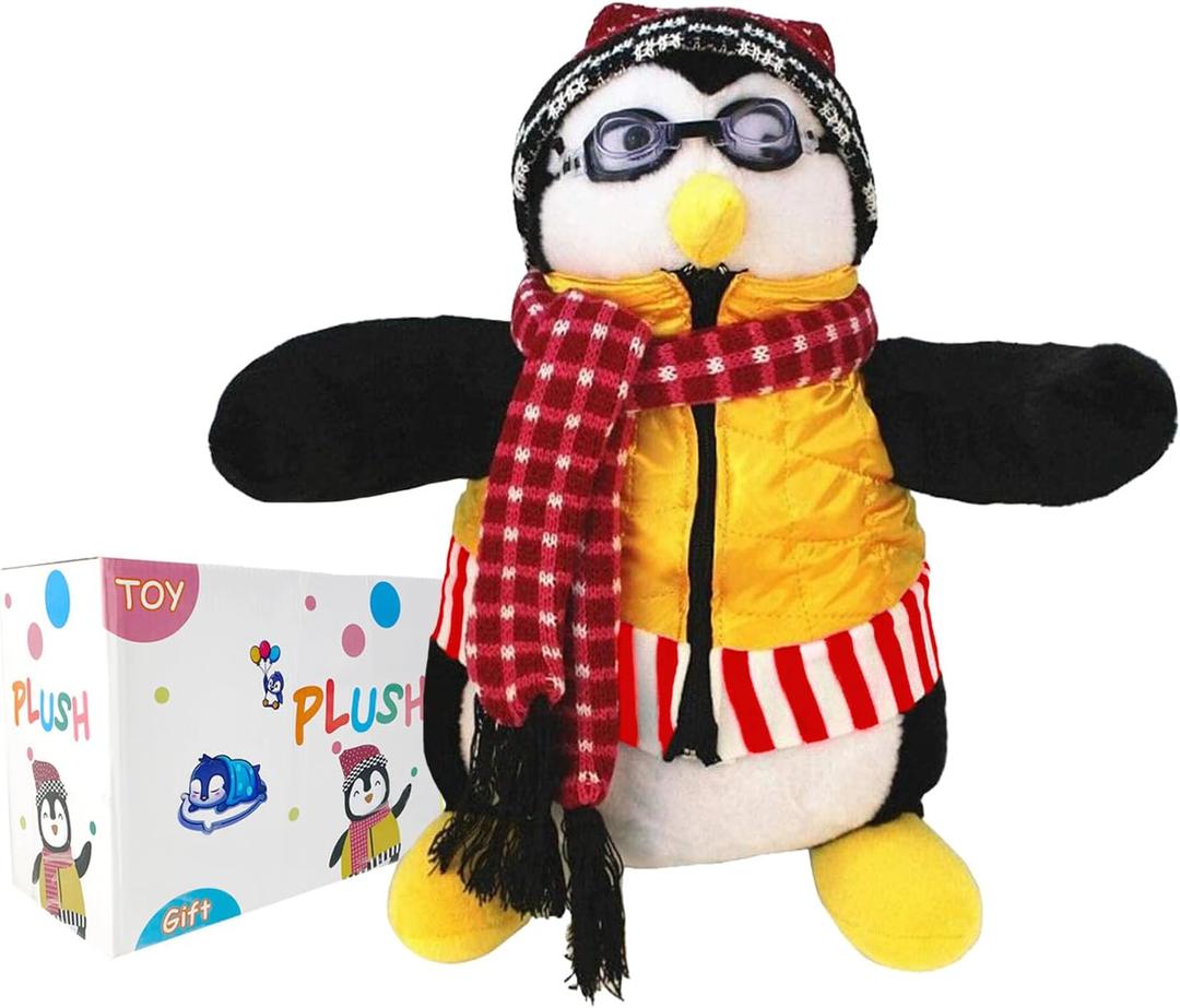 Hugsy Penguin Plush Toy, TV Joey's Friends Stuffed Doll, Kids Birthday Gift