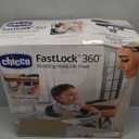 Chicco FastLock® 360 Rotating Hook-On High Chair, Portable High Chair for Babies and Toddlers, Sets up in Seconds | Charcoal/Grey