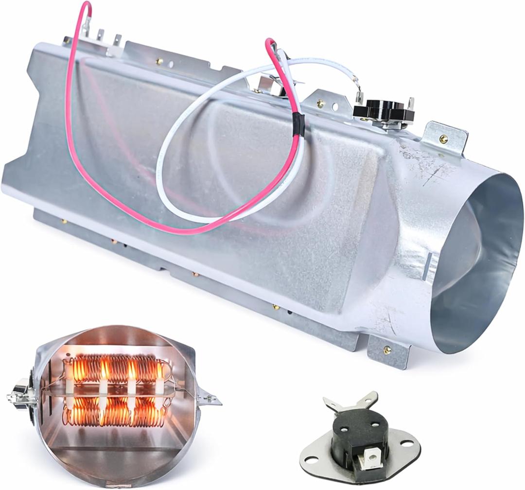 Dryer Heating Element Assembly Replaces For LG DLEX2650R DLEX7177WM DLEX9000V DLEX8100V DLEX3370V DLEX3370W DLEX7700VE DLE2050W DLEX5000V DLEX8000V DLEX3250W DLEX3875V DLEX3875W DLEX3885C DLEX3885W