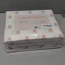 Comfort Spaces 100% Cotton Sheets Cal King, Breathable, Naturally Cool Cotton Sheets, Soft Cotton Bed Sheets with 14" Elastic Pocket Fits up to 16" Mattress, All Seasons Sheet Set, Floral Pink 4 Piece