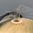 Large Clear Decorative Glass Bottle with Spout and Cork, 32oz, 1 Bottle - Design: EPLI (3in X 11.9in)