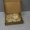 Willbond Velvet Christmas Tree Topper Bow 11.8 x 44.5 Inches Large Christmas Bow with Gold Glitter Streamer and Light String for Xmas Tree Christmas Home Decoration (Champagne)