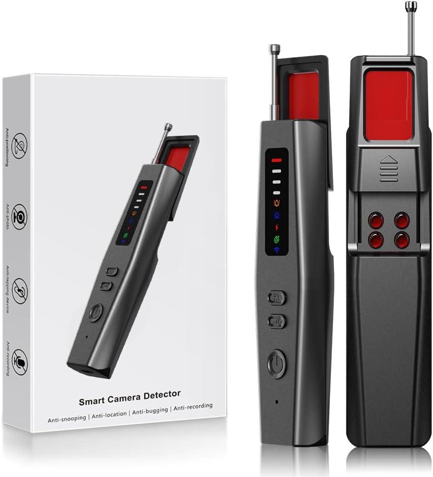 AI 2026 Hidden Camera Detector -GPS Tracker Detector, Anti-Spy Detector, Bug Detector Electronic Sweeper for Hotels, Travel, Home & Office