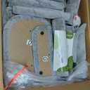 Globlazer F50 Cat Tower for Indoor Cats, 50-inch Heavy Duty Cat Tree for Big Cats, Cat Tree House with Extra-Large Padded Platform, Sisal Scratching Board, 2 Large Condos, Cloud Grey