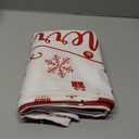 Artmag Red Christmas Throw Pillow Covers 18x18 Set of 4 Decorative Holiday Farmhouse Pillow Covers with Trees, Deer, Snowman, Merry Christmas Design