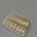 allydrew Elegant Gold Foil Washi Tape Box Set for Arts & Crafts, Scrapbooking, Stationery, Diary (12 Rolls), Gold Floral