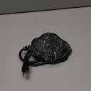 Saillong Bird Bath Deicer Heated Rock, 80W Submersible Utility Decorative De Icer, Thermostatic Controlled Winter Water Heater with Aluminum Base for Outdoor Bird, Chicken, Duck (1 Pack, Black)