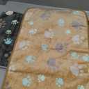 YUEPET Waterproof Dog Blankets, 2 Pack Washable Dog Blankets for Bed Couch Sofa Protector Fleece Flannel Puppy Blanket Soft Plush Reversible Throw Blanket for Small Dogs Puppy Cat 23"x16"(Grey+Coffee)