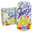 Shasta Zero Sugar Tiki Punch | 12-Pack of 12oz Cans | Tropical Punch Flavor | Sugar-Free & Sweet | Caffeine-Free BB 01/27/27