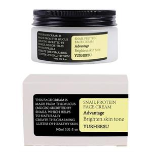 Korean Snail Mucin 93% Moisturizing Cream, Collagen Lifting & Firming Cream, Daily Facial Repair Gel for Dry/Sensitive Skin, Anti-Wrinkle Face Firming, Hydrating Serum Shrink Pores Acne, 3.52 oz; WNMS