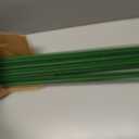 4ft Garden Stakes, Plastic Coated Steel Plant Stakes for Climbing Plants 25pcs
