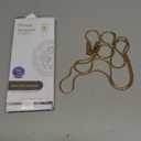 Metal Phone Chain, Crossbody Detachable Phone Lanyard with 1*Wrist Strap & 2* Tether Tabs for iPhone and Smartphones (Gold,Extend)