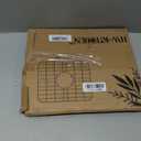 HW Kitchen 12" x 10" Stainless Steel Sink Rack - Farm Sink Protector, Mat, Drying Rack
