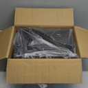 brochure display stand&Foldable Magazine Rack with 5 Pockets for Exhibition and Trade Show (67'X9.5'X14.5')