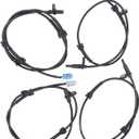 ApplianPar Front and Rear ABS Sensor for Nissan Sentra 2007-2012