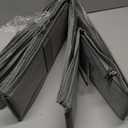 Onlyeasy Breathable Under Bed Storage Bags with 4 Reinforced Handles and Sturdy Side Wall, 2 Pack Eco-friendly Underbed Clothing Blankets Organizer with 2 Strong Zippers, Herringbone Grey, MXRUBBSS2P