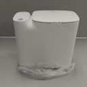 White Plastic Mini Trash Can, Toilet Cleaner Stick, Toilet Brush Holder, 36 Refills, 2-Gallon Trash Can with Pop-Out Lid, Suitable for Bathrooms and Small Toilets.