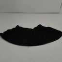 BEAUDRM Women's Y2K Low Waist Ruffle Pleated Skirt Loose Fit Party Mini Denim Skirt Jean Skirt Black Medium